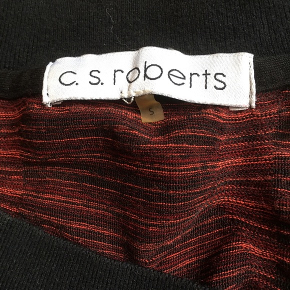 C.S. Roberts (Cynthia Steffe) sample red dress - Picture 2 of 2